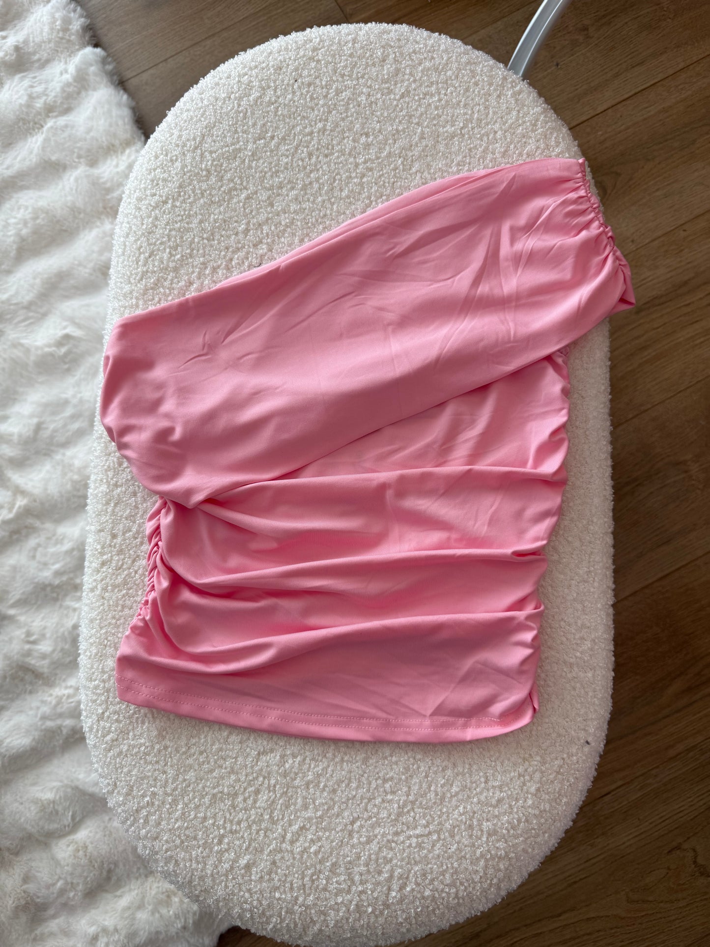 Top monospalla Rosa
