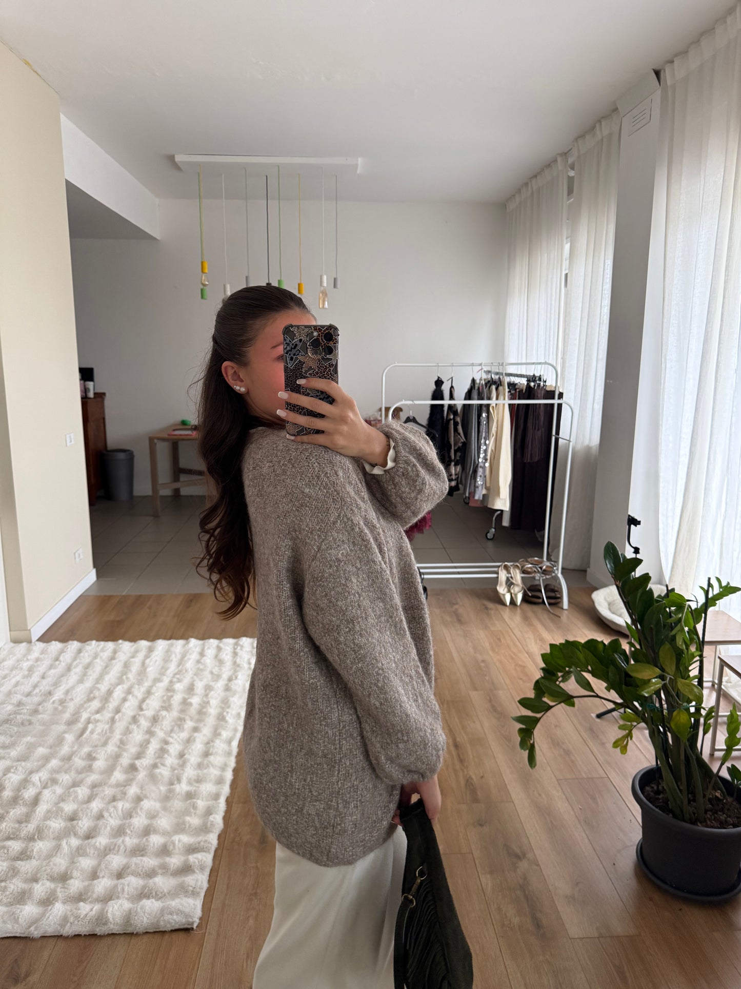 Maxi cardigan - Beige