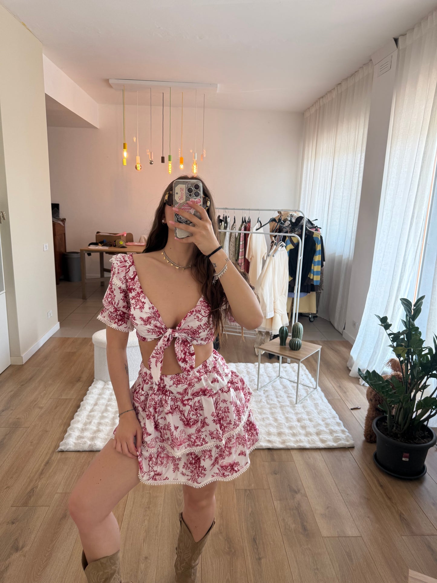 Coordinato “Capri” - bordeux