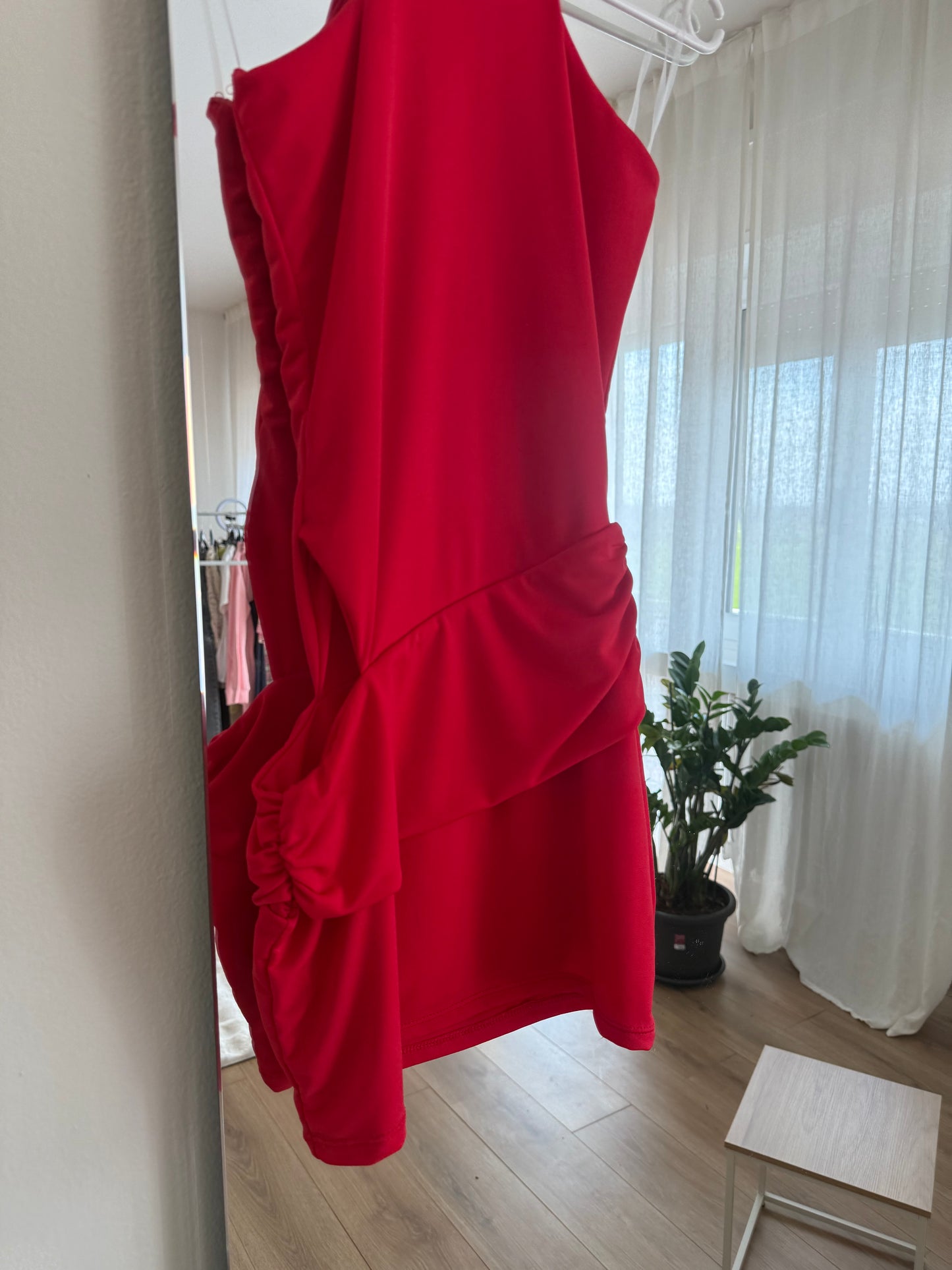 Abito “Atene” corto Rosso