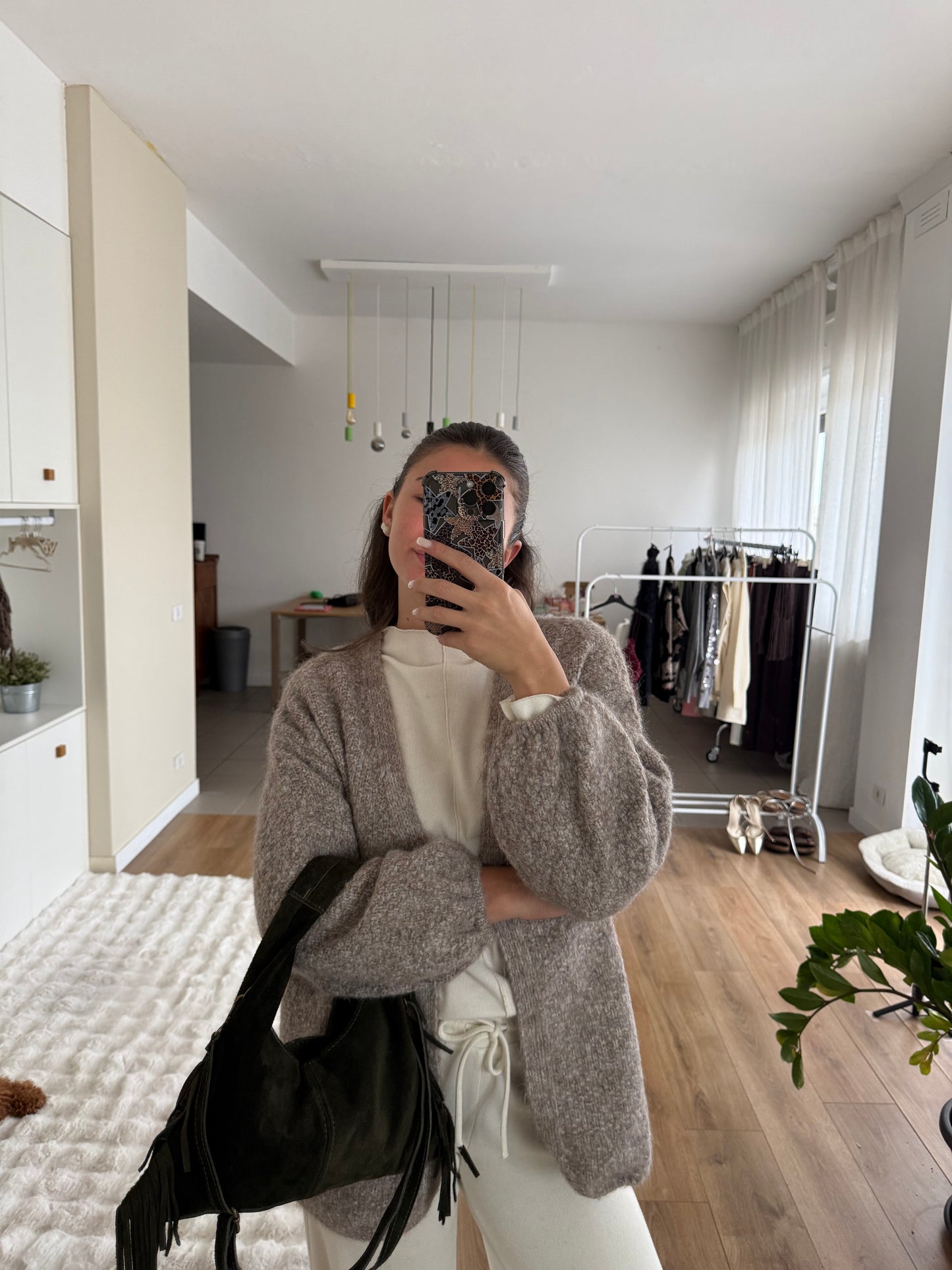 Maxi cardigan - Beige
