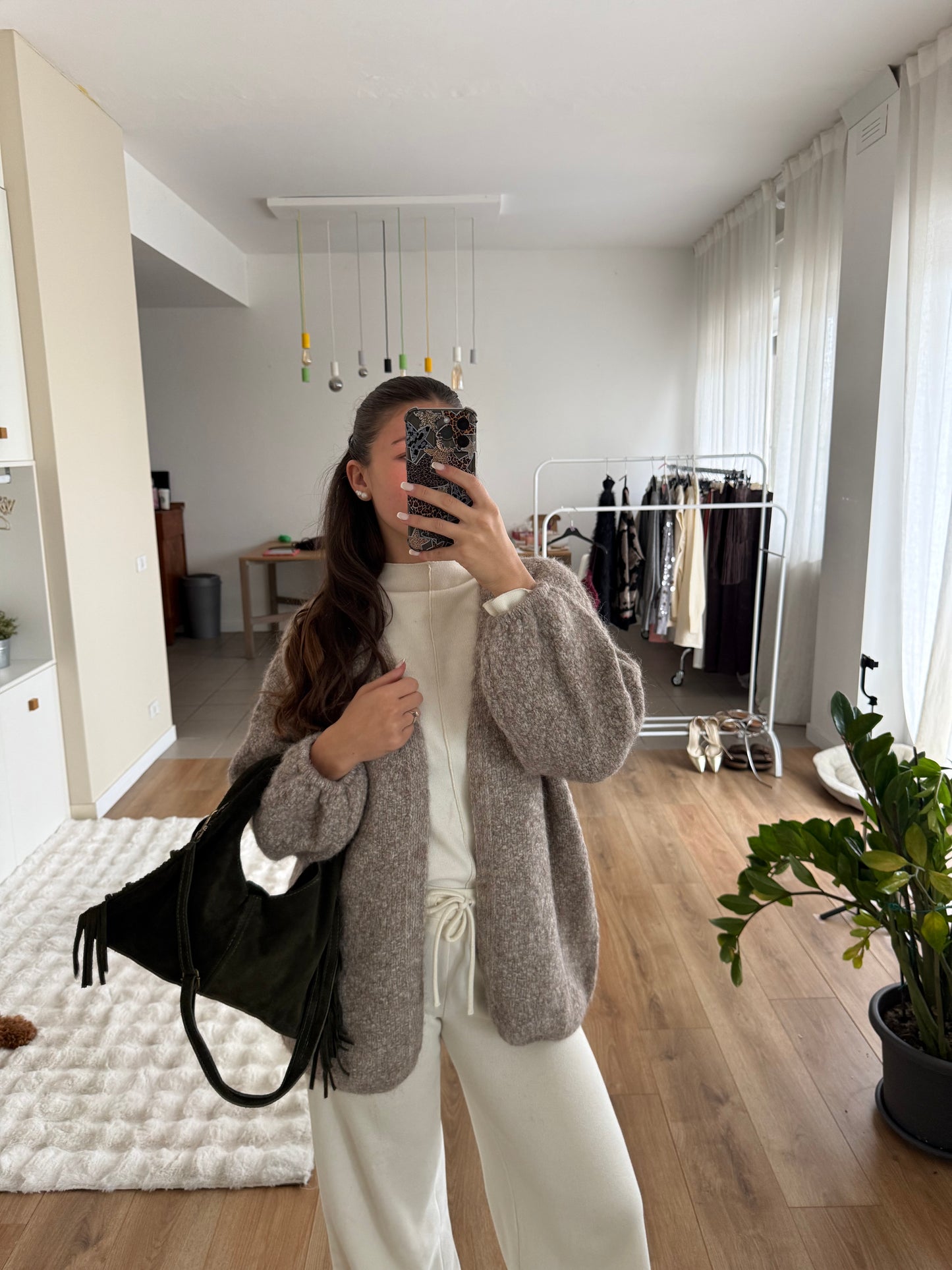 Maxi cardigan - Beige