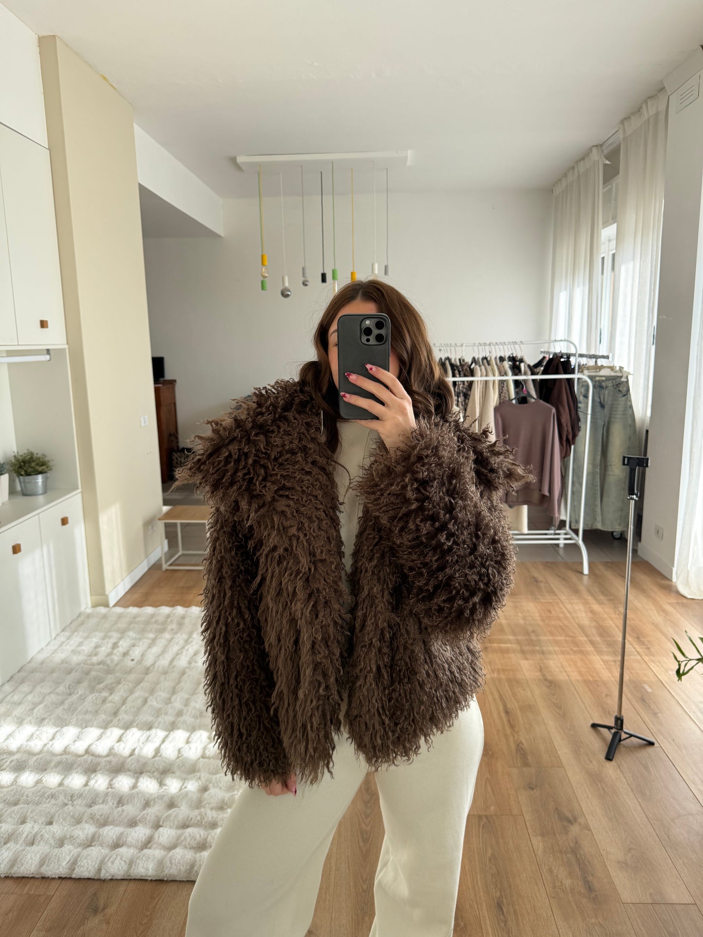 Pelliccia mongolia - marrone PREORDINE