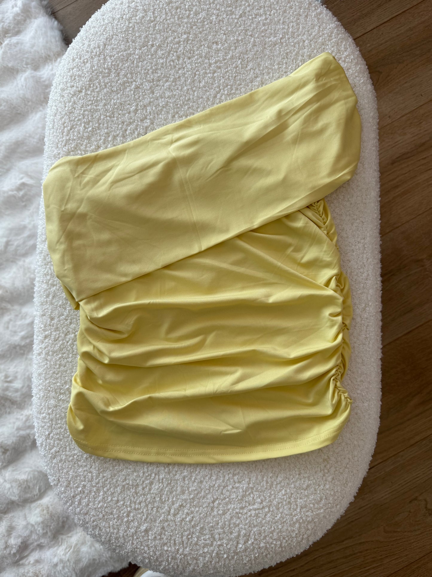 Top monospalla Giallo