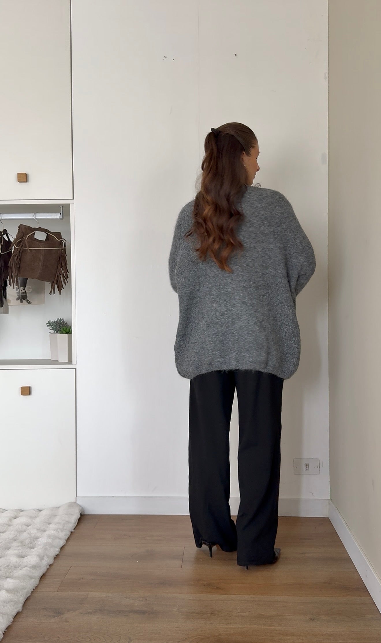 Maxi cardigan - Grigio