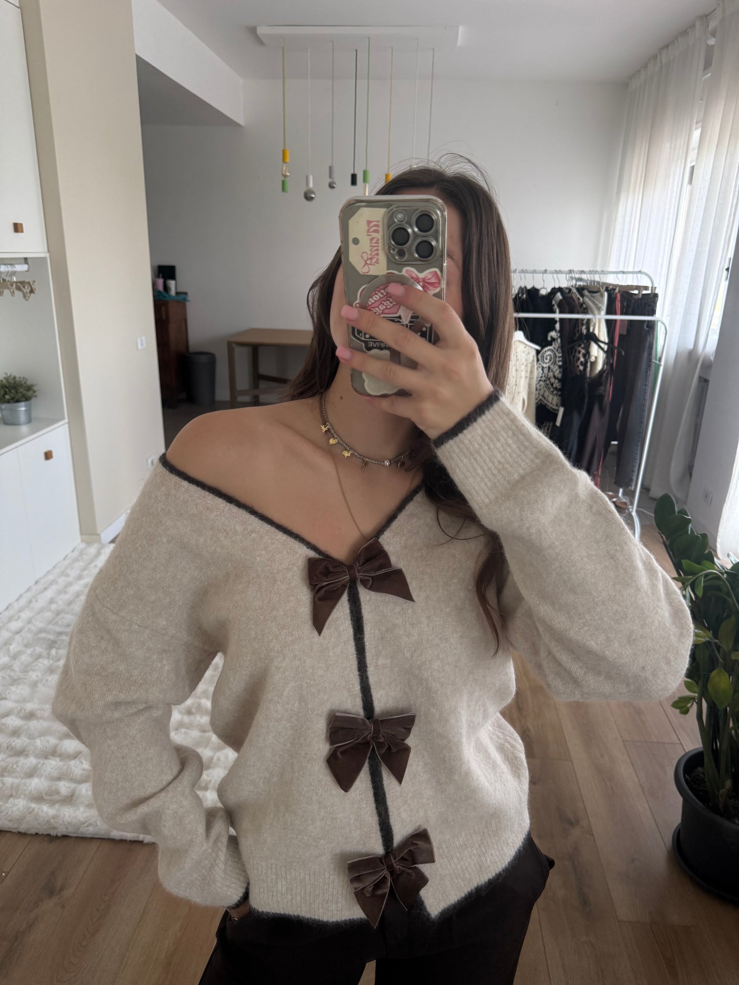 Maglione fiocchi