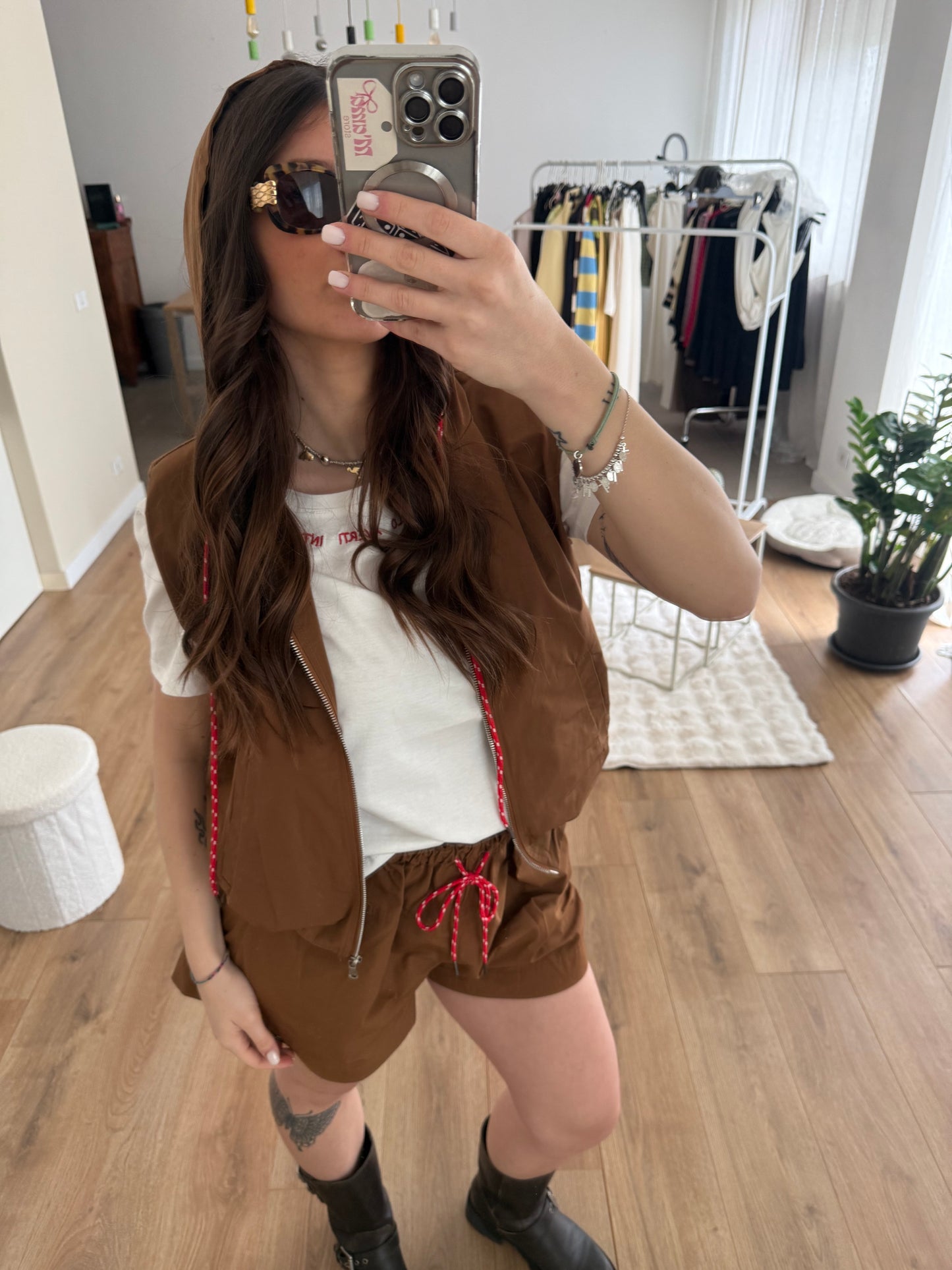 Coordinato Kway Marrone by Lumina