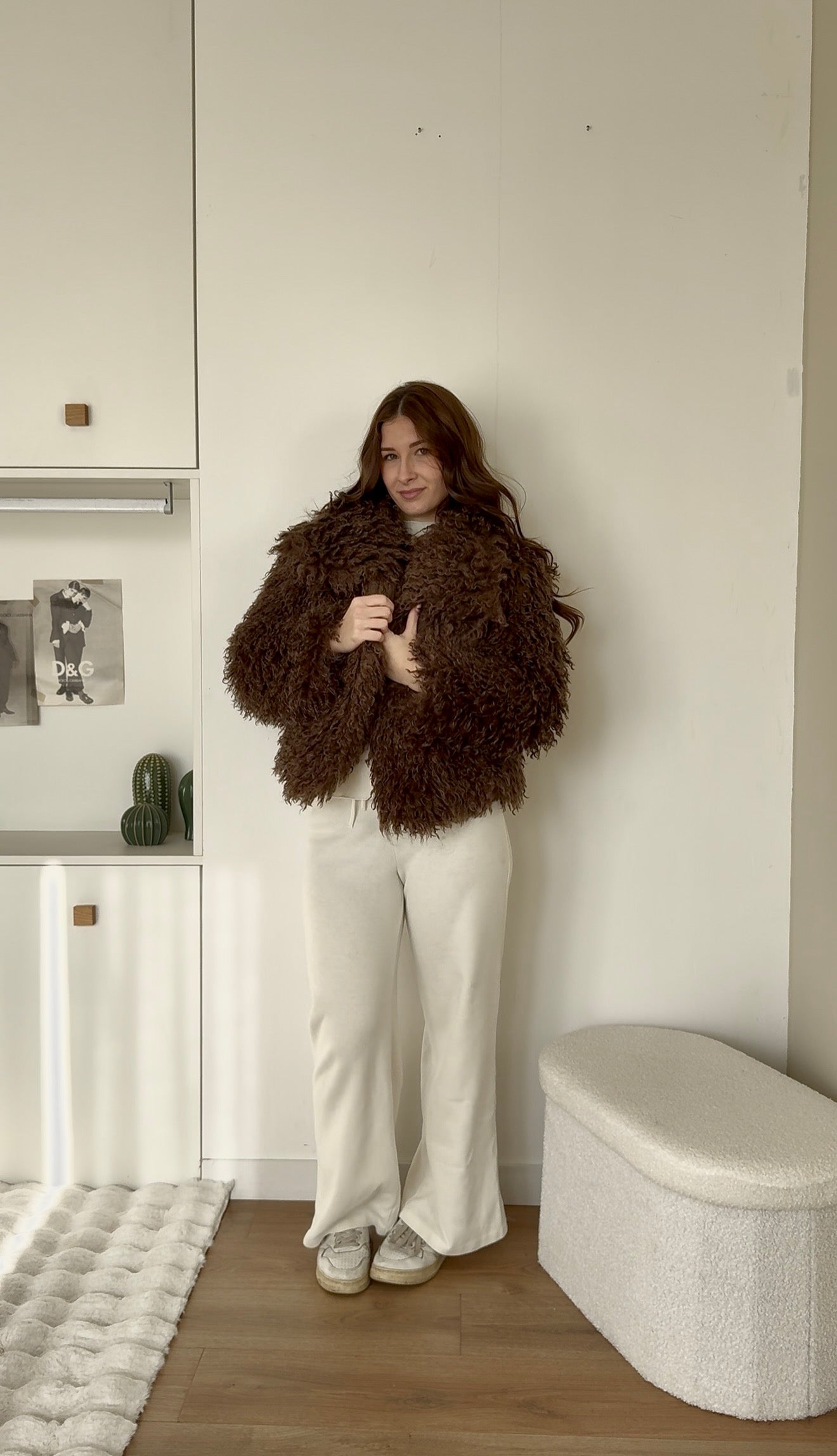 Pelliccia mongolia - marrone PREORDINE