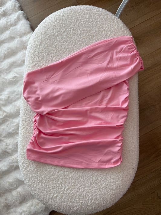 Top monospalla Rosa