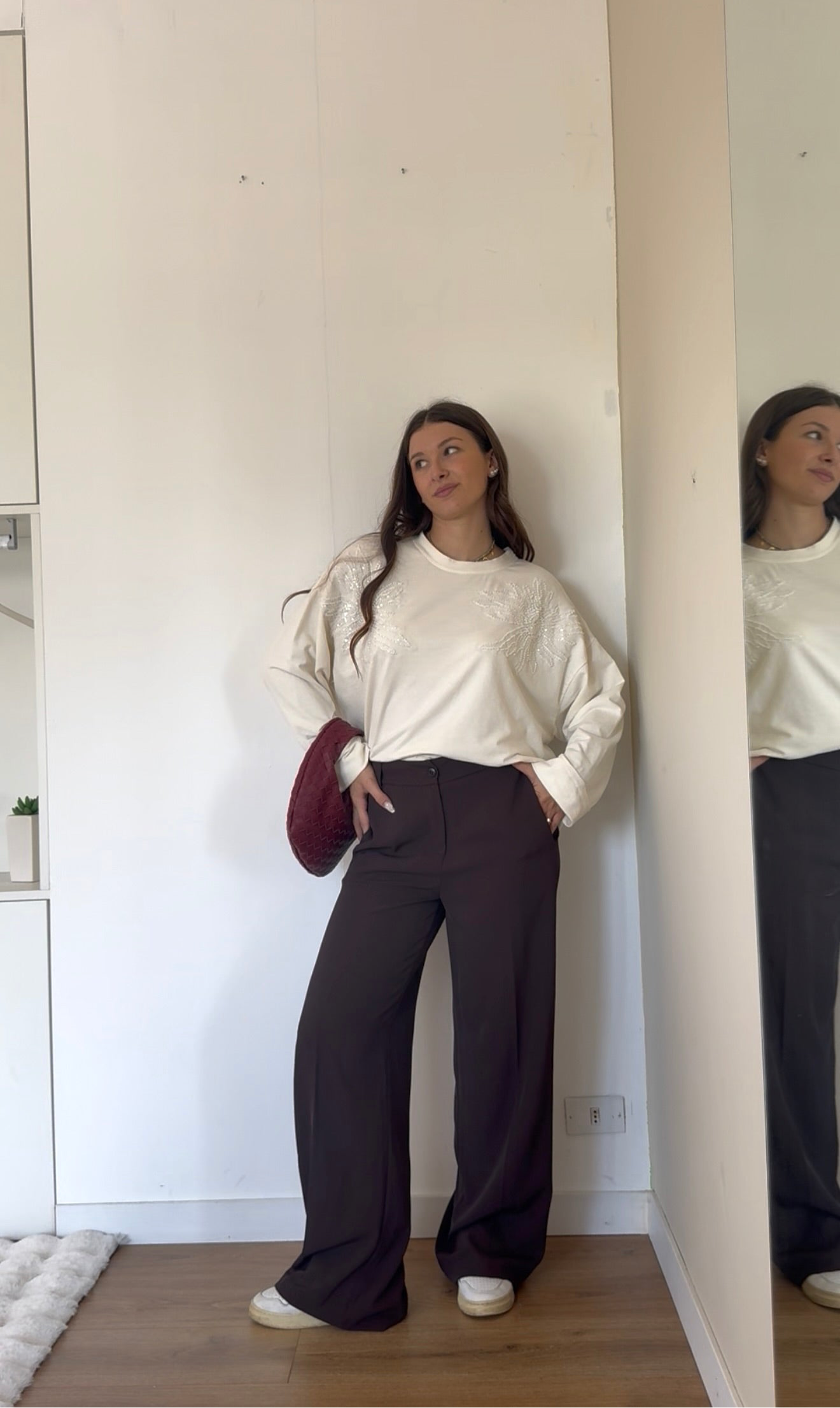 Pantalone sartoriale - MARRONE