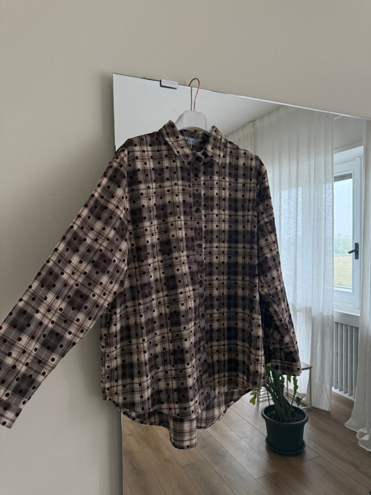 Camicia scozzese con pois