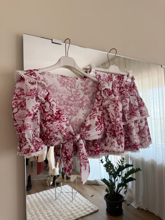 Coordinato “Capri” - bordeux