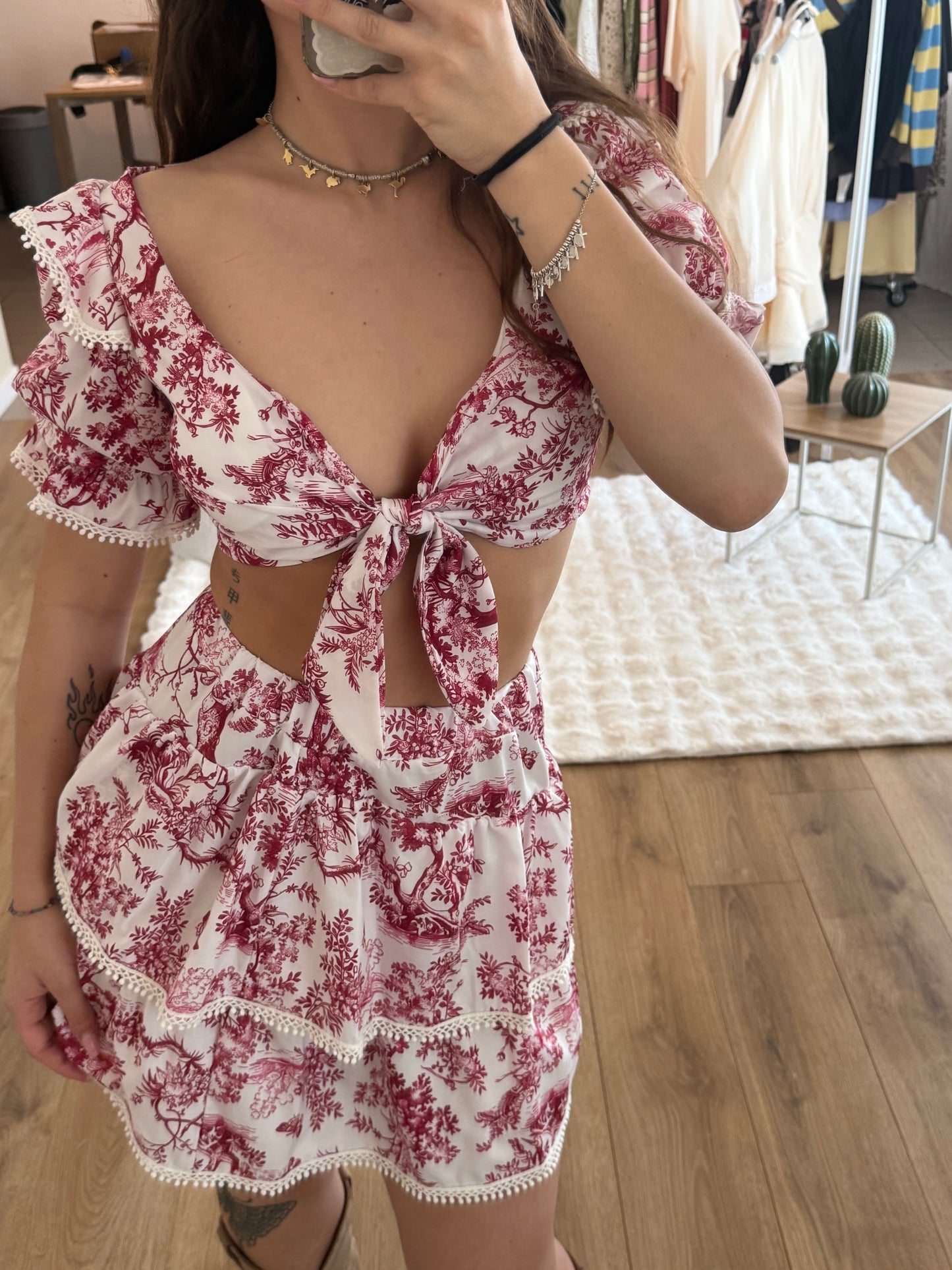 Coordinato “Capri” - bordeux