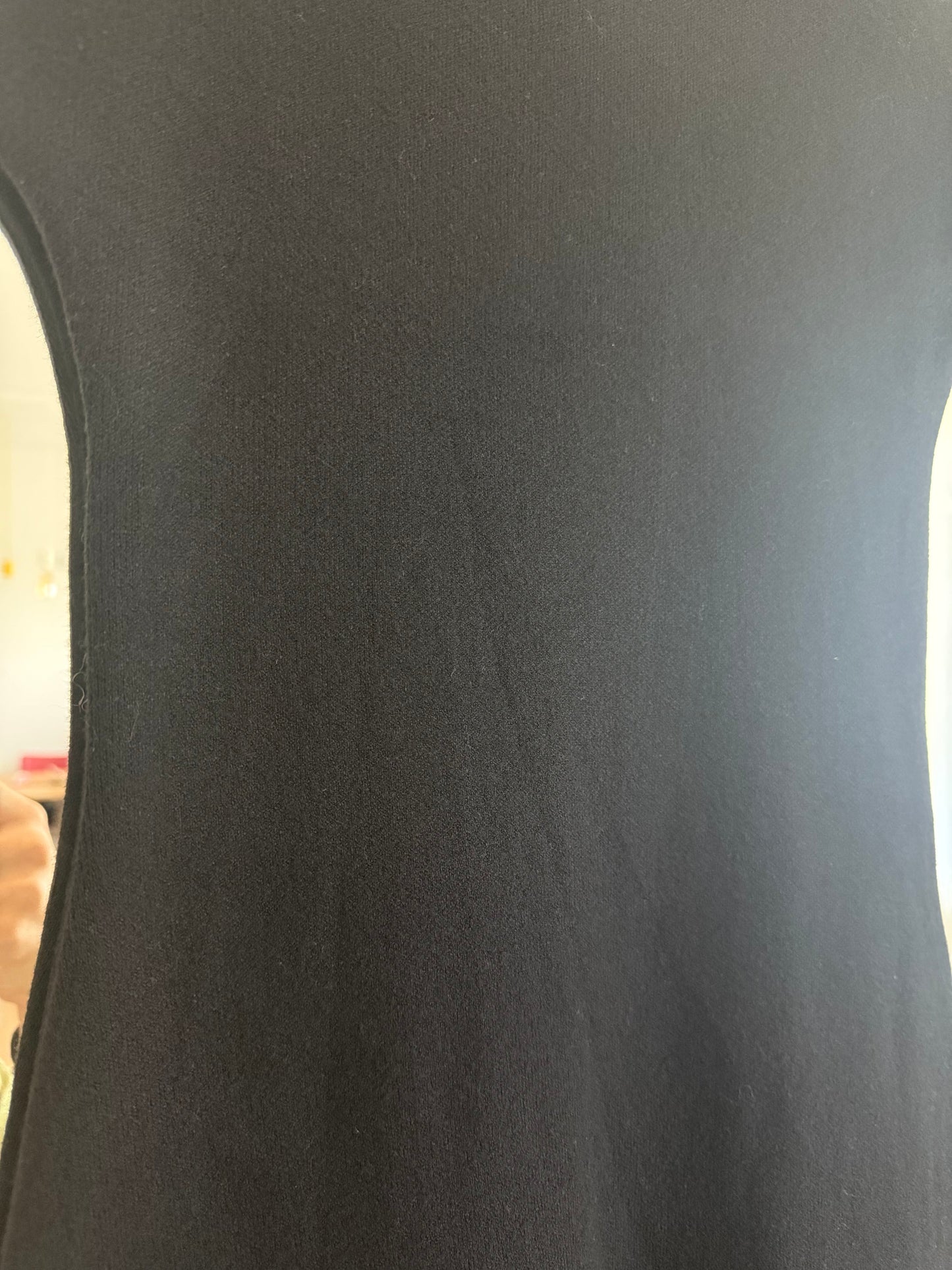 Abitino semplice in simil cashmere - NERO