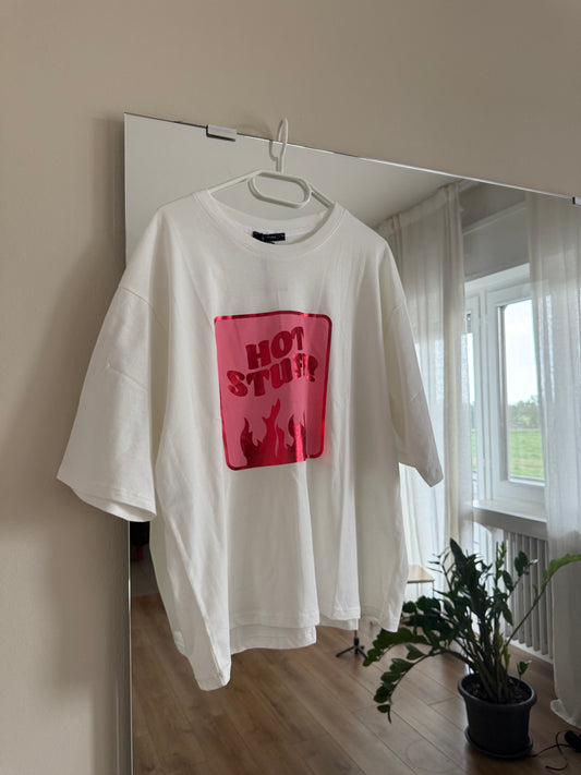 T-shirt oversize con stampa by Lumina
