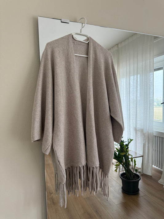 Cardigan frange - Beige