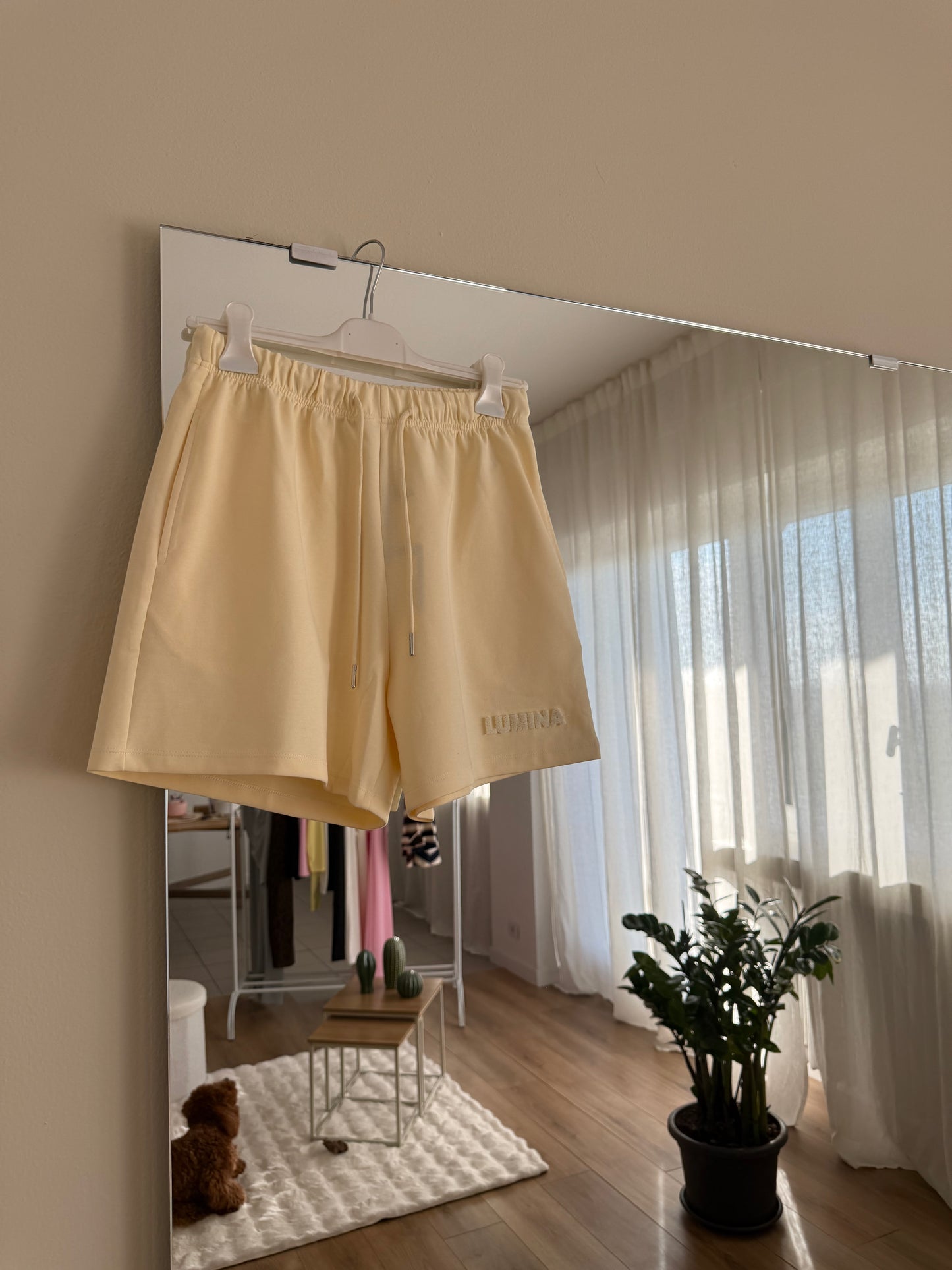 Coordinato Lumina T-shirt e short Giallo