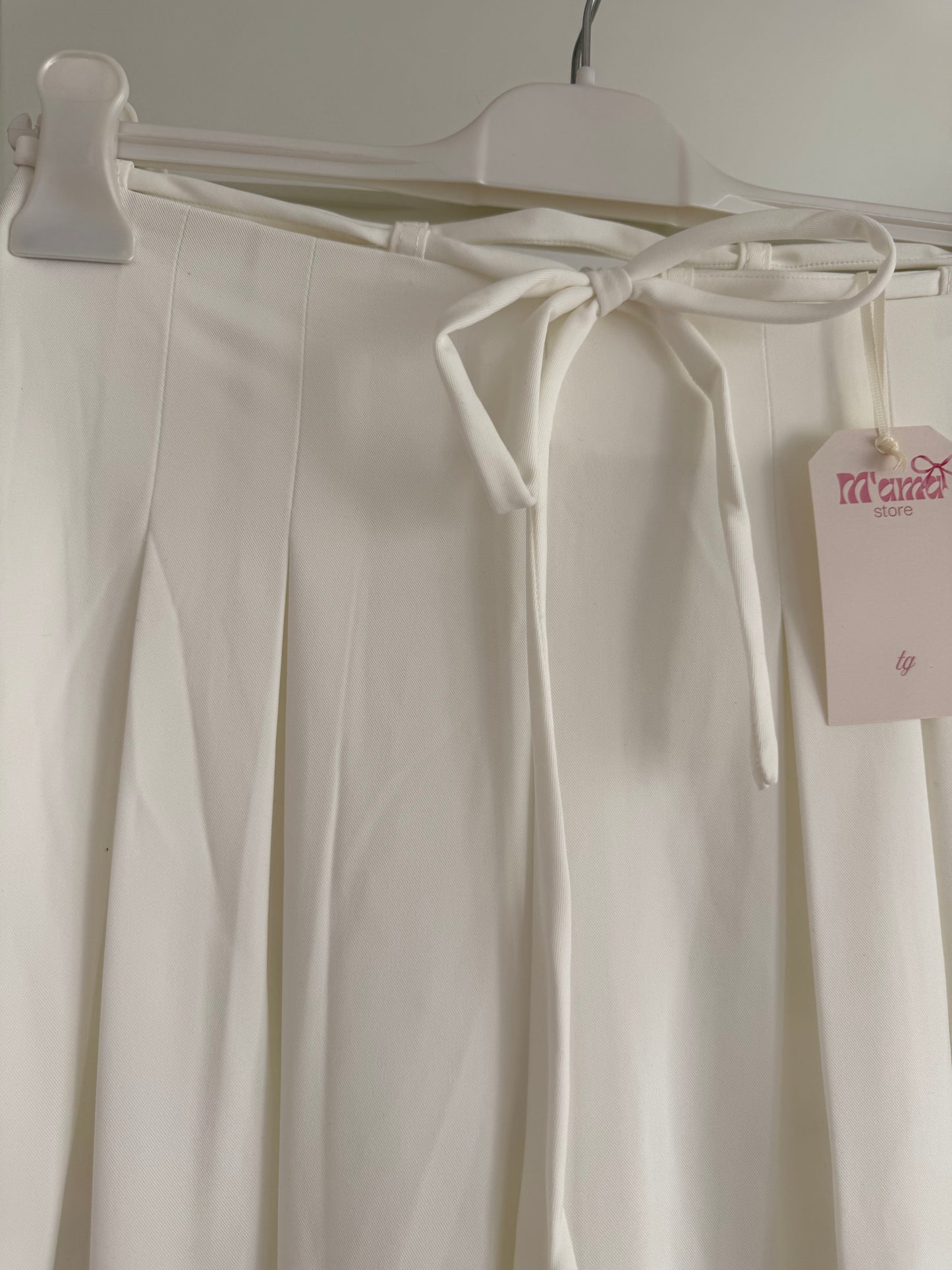 Pantalone palazzo con laccetto
