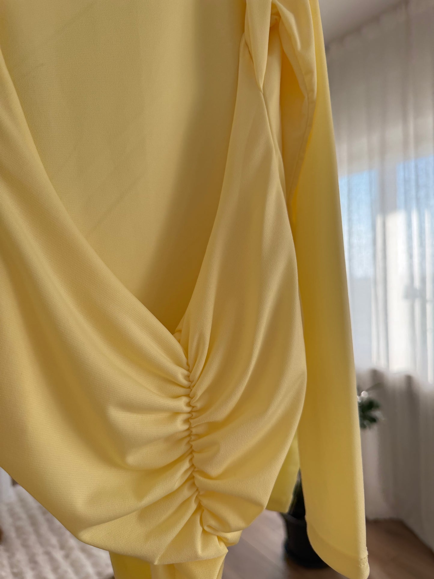 Body scollo schiena Giallo